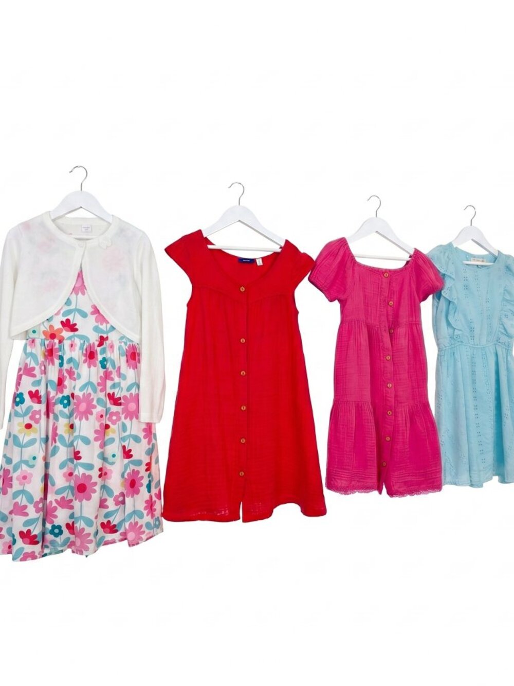 Lot of 4 Spring & Summer Dresses for Girls, Size 10